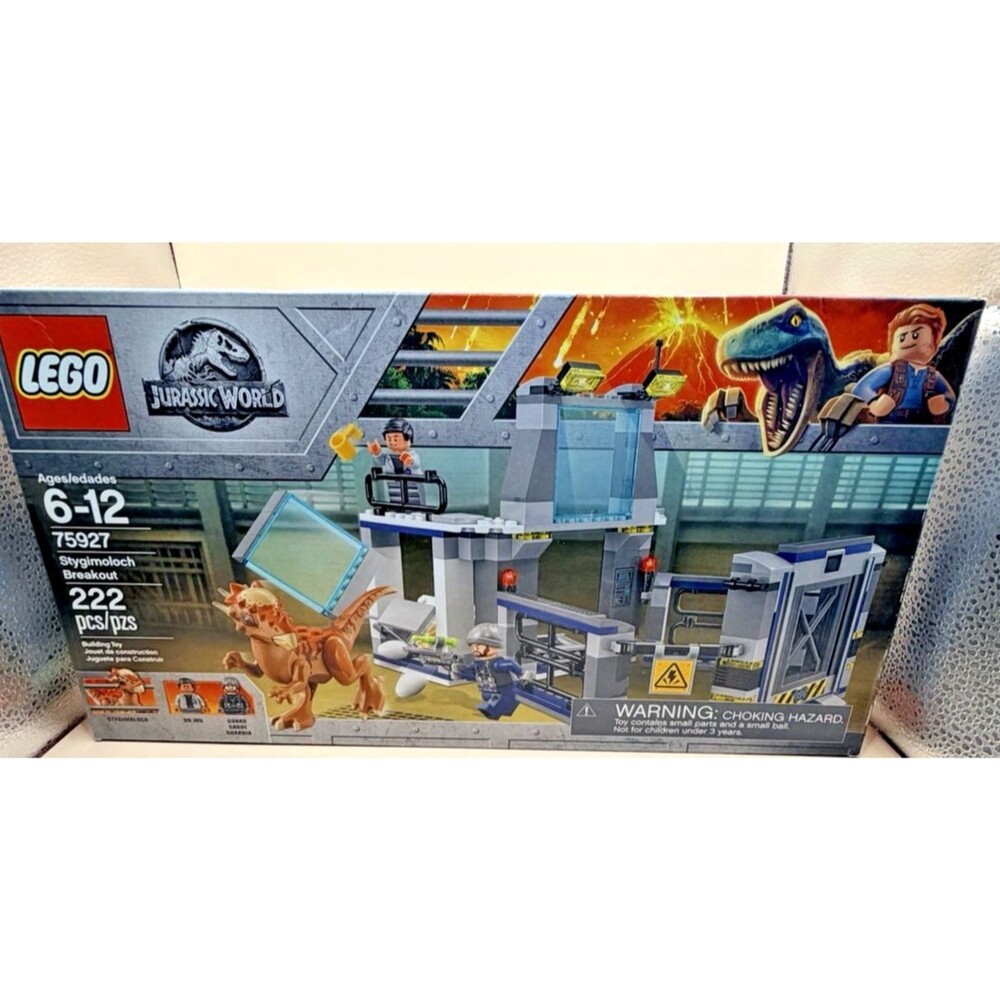 LEGO Jurassic World Stygimoloch Breakout 75927 Sealed 222 pcs - NIB